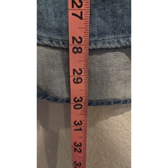 Frank & Eileen Women's Eileen Blue Denim Vintage Distressed Button-Up Shirt M - Picture 9 of 12